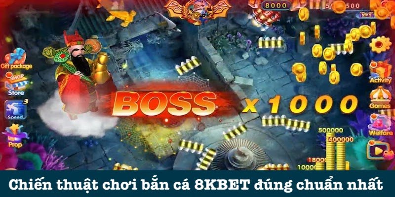 Bí quyết chơi bắn cá siêu khủng 8KBET